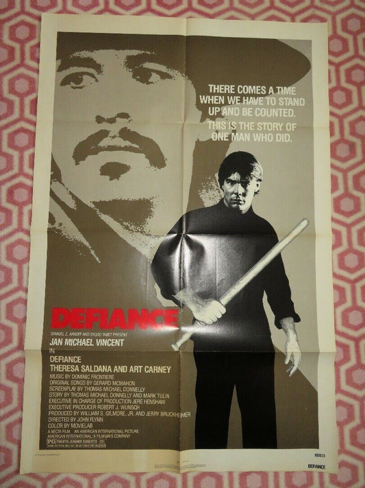 DEFIANCE US ONE SHEET POSTER JAN MICHAEL VINCENT 1979