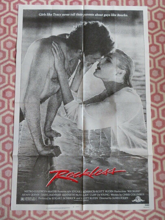 RECKLESS US ONE SHEET POSTER CHRIS COLUMBUS AIDAN QUINN 1984