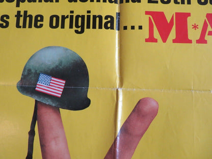 MASH RE-RELEASED M*A*S*H US ONE SHEET POSTERDONALD SUTHERLAND ELLIOTT GOULD 1973