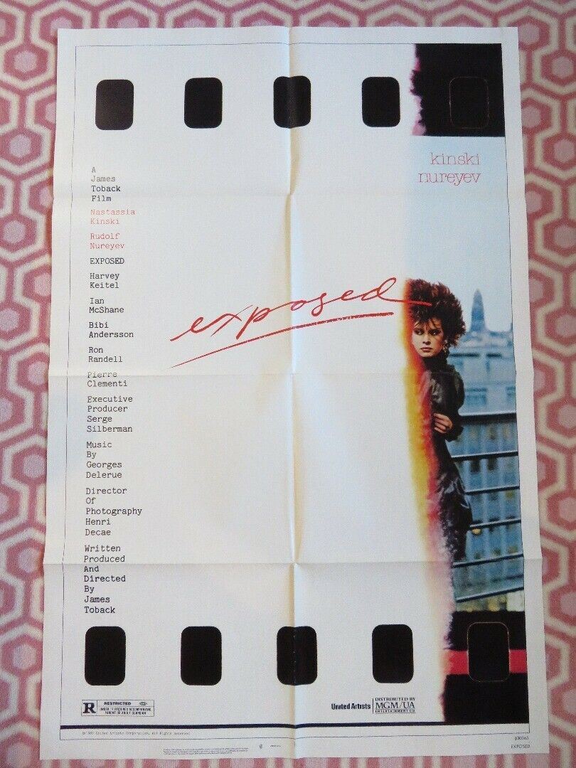 EXPOSED US ONE SHEET POSTER  JAMES TOBACK KINSKI NUREYEV 1983