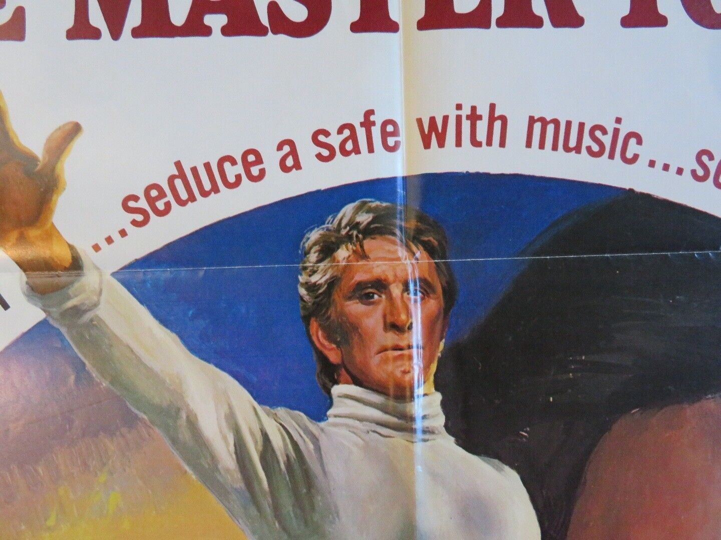 THE MASTER TOUCH  US ONE SHEET POSTER KIRK DOUGLAS GIULIANO GEMMA 1972