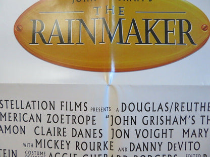 RAINMAKER US (27"X 39.5") VIDEO VHS POSTER FOLDED MATT DAMON MICKEY ROURKE 1997