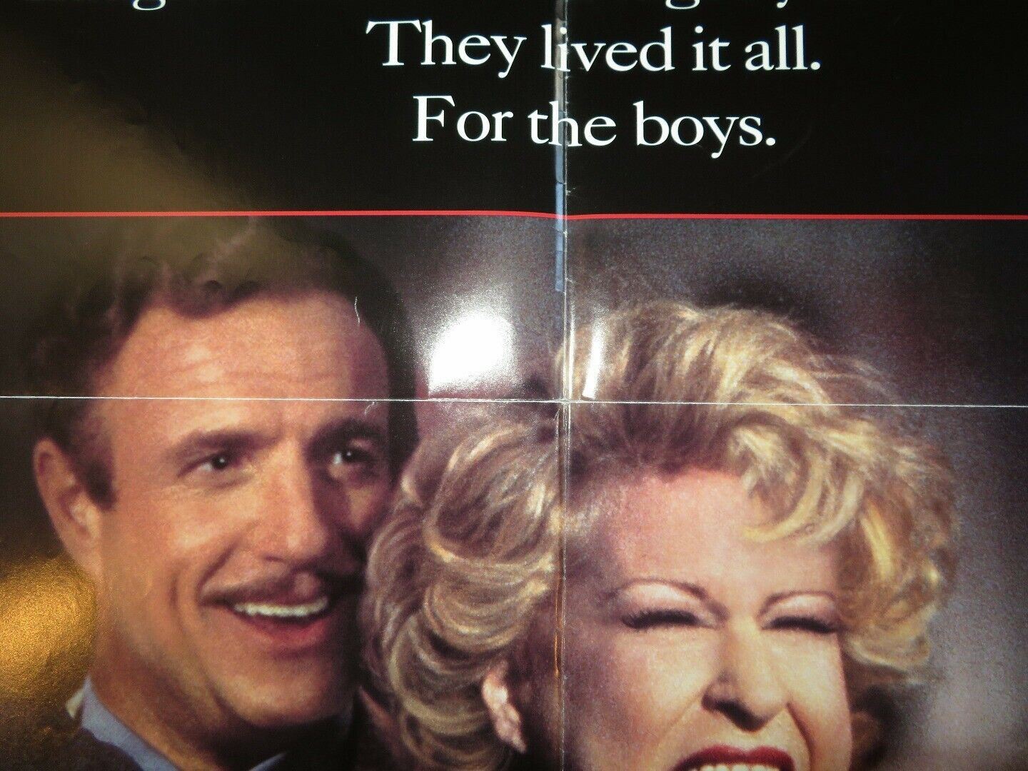 FOR THE BOYS  US ONE SHEET POSTER BETTE MIDLER JAMES CAAN 1991