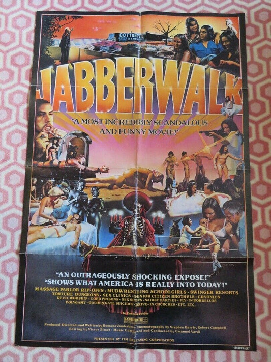 JABBERWALK/ THIS IS AMERICA US ONE SHEET POSTER ROMANO VANDERBES 1977