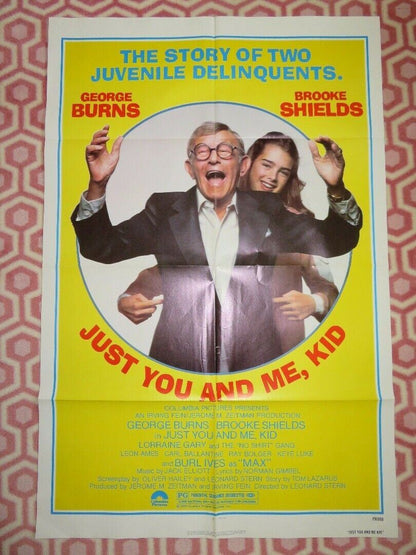 JUST YOU AND ME KID US ONE SHEET POSTER BROOKE SHIELD GEORGE BURNS 1979