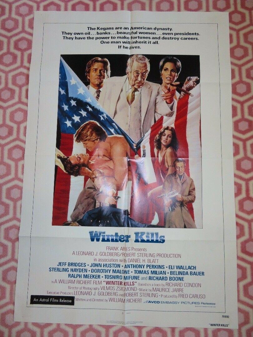 WINTER KILLS US ONE SHEET POSTER JEFF BRIDGES JOHN HUSTON 1979