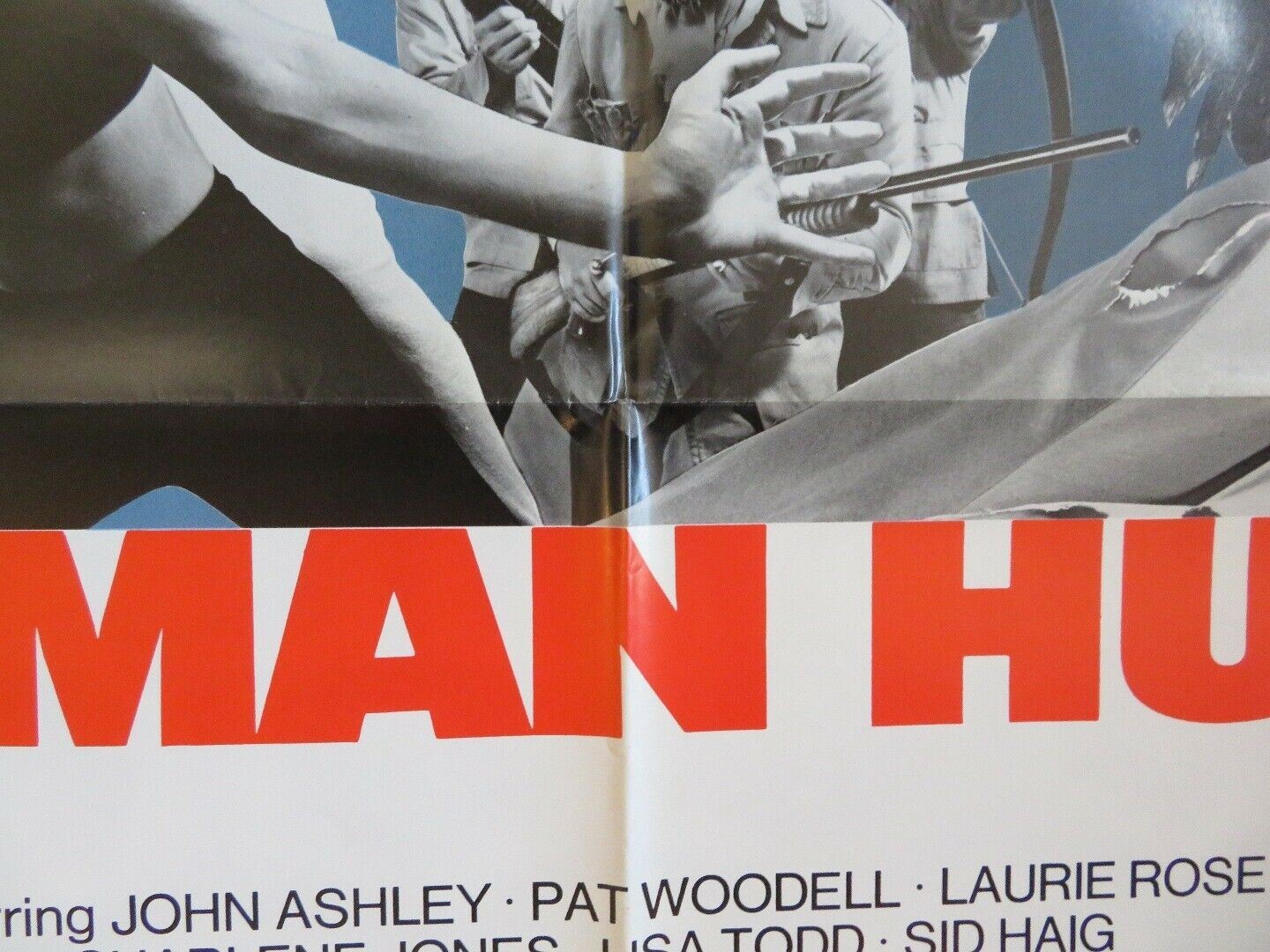 WOMAN HUNT US ONE SHEET POSTER SID HAIG JOHN ASHLEY PAT WOODELL 1972