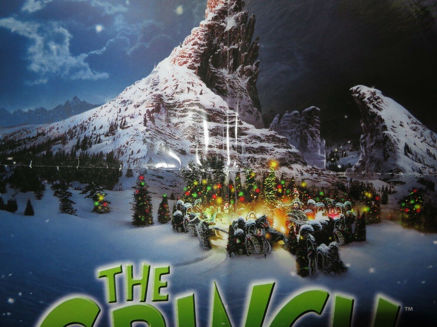 THE GRINCH US ONE SHEET POSTER JIM CARREY 2000