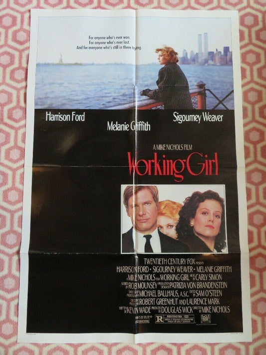 WORKING GIRL US ONE SHEET POSTER HARRISON FORD MELANIE GRIFFITH 1988