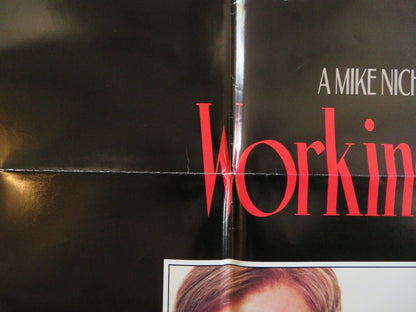 WORKING GIRL US ONE SHEET POSTER HARRISON FORD MELANIE GRIFFITH 1988