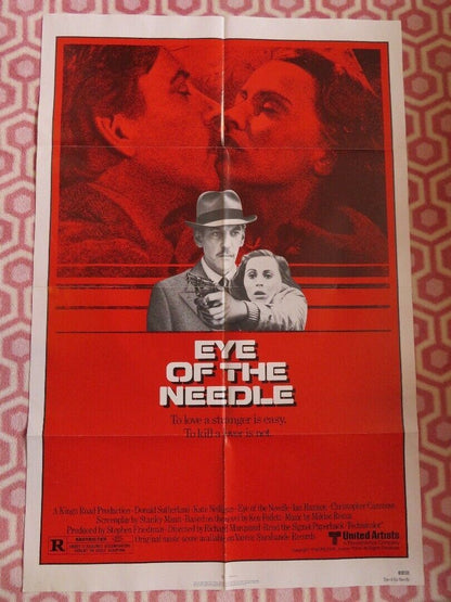 EYE OF THE NEEDLE US ONE SHEET POSTERDONALD SUTHERLAND KATE NELLIGAN 1981