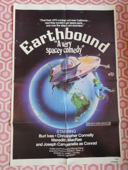 EARTHBOUND US ONE SHEET POSTER BURL IVES CHRISTOPHER CONNELLY 1981