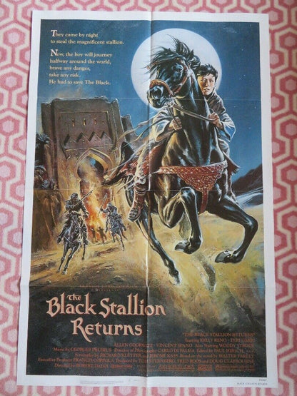 BLACK STALLION RETURNS US ONE SHEET POSTER KELLY RENO TERI GARR 1983