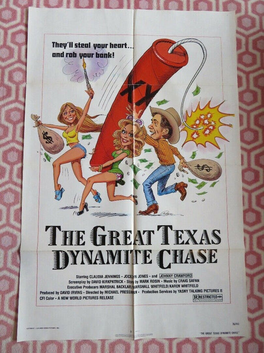 THE GREAT TEXAS DYNAMIRE CHASE US ONE SHEET POSTER TARA STROHMEIER 1976