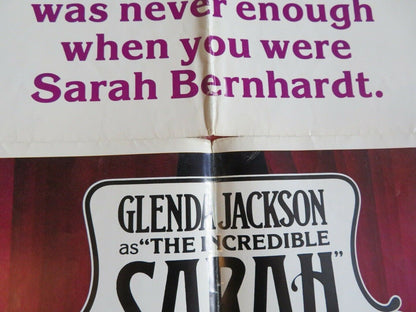 THE INCREDIBLE SARAH US ONE SHEET POSTER GLENDA JACKSON 1976