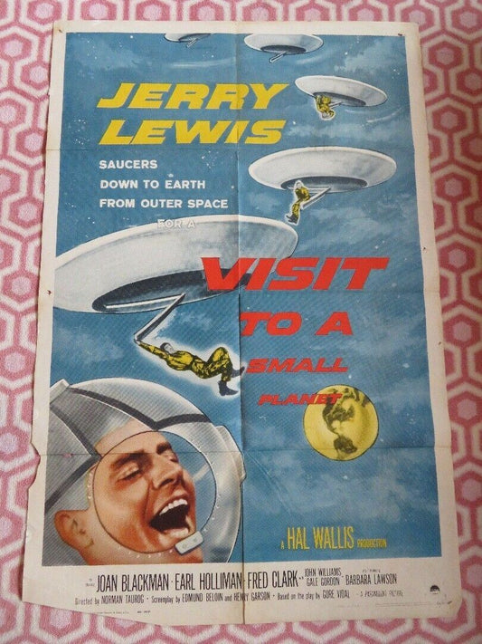 VISIT TO A SMALL PLANET  US ONE SHEET POSTER JERRY LEWIS 1960