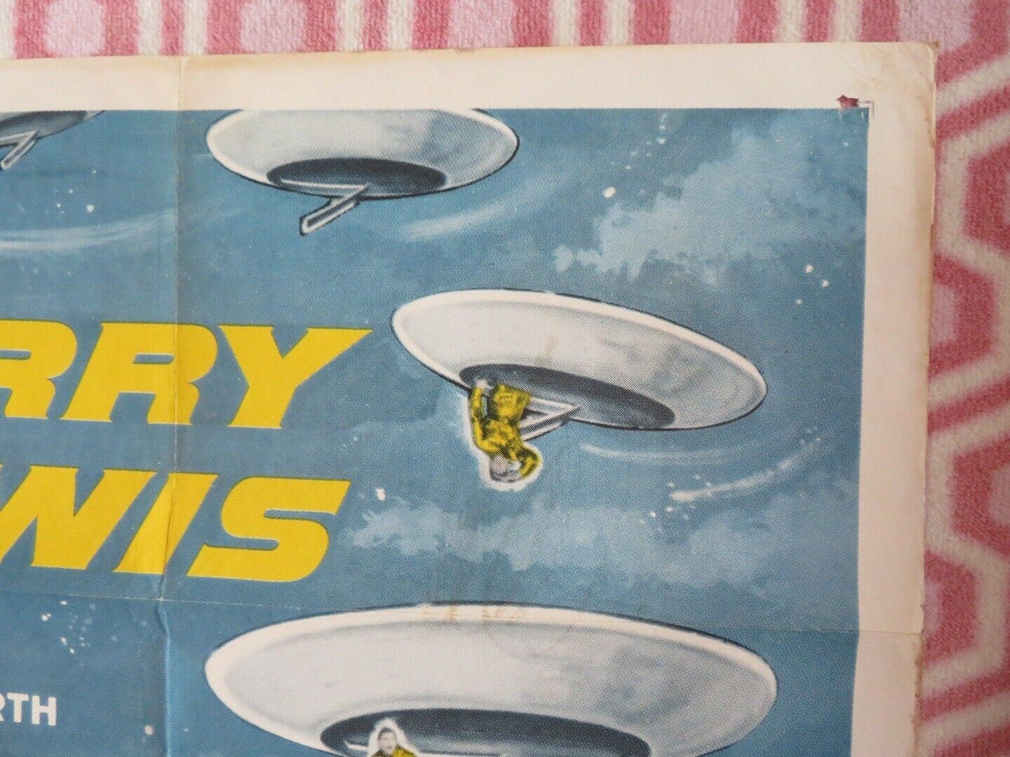 VISIT TO A SMALL PLANET  US ONE SHEET POSTER JERRY LEWIS 1960