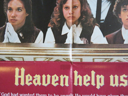 HEAVEN HELP US VIDEO VHS POSTER FOLDED ANDREW MCCARTHY 1985