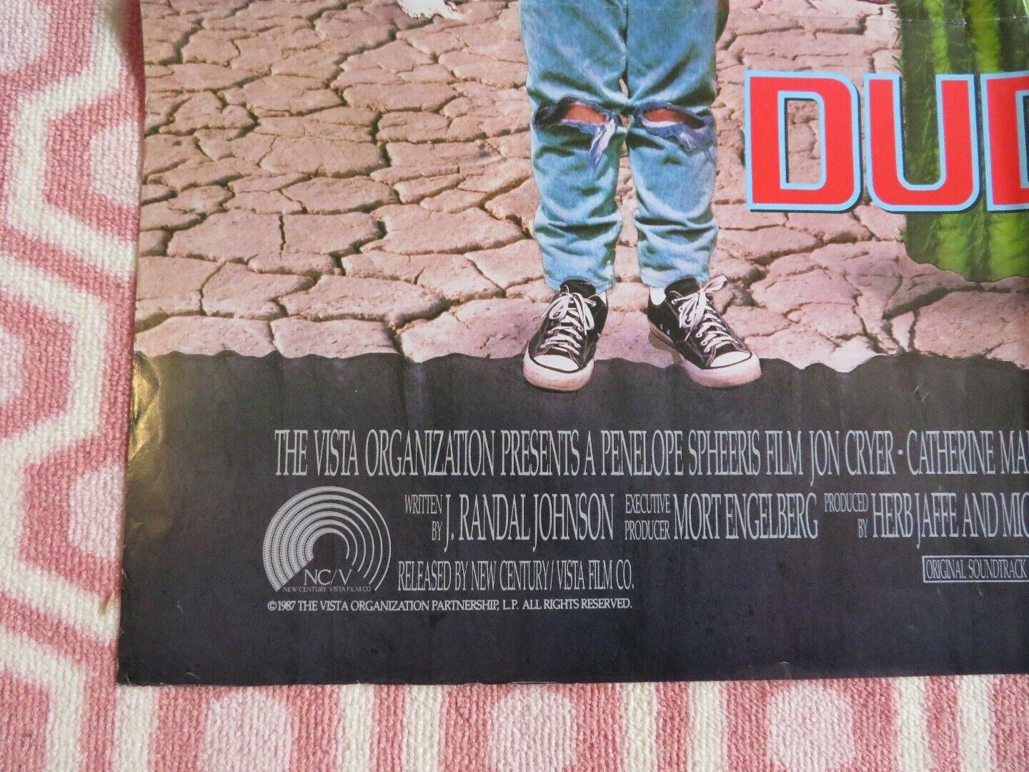 DUDES  US ONE SHEET POSTER JON CRYER CATHERINE MARY STEWART 1987