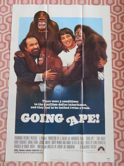 GOING APE US ONE SHEET POSTER TONY DANZA DANNY DEVITO 1981