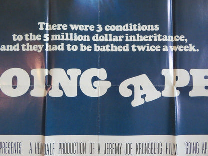 GOING APE US ONE SHEET POSTER TONY DANZA DANNY DEVITO 1981