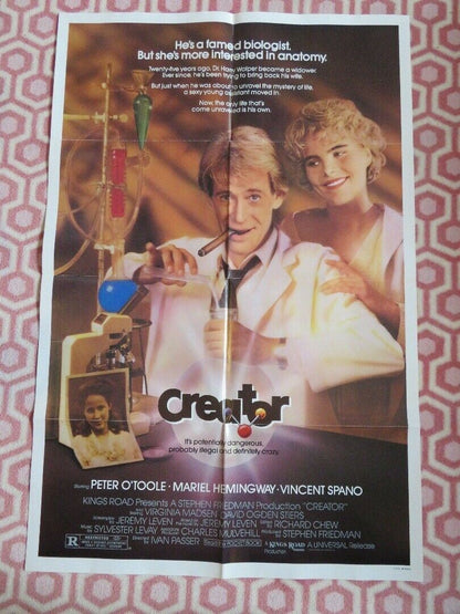 CREATOR  US ONE SHEET POSTER MARIEL HEMINGWAY PETER O'TOOLE 1985