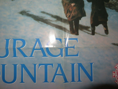 COURAGE MOUNTAIN US ONE SHEET POSTER CHARLIE SHEEN 1990