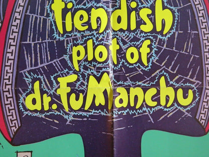 THE FIENDISH PLOT OF DR.FUMANCHU  US ONE SHEET POSTER PETER SELLERS 1980