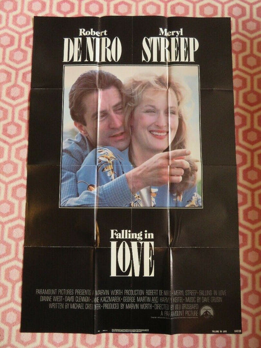 FALLING IN LOVE US ONE SHEET POSTER ROBERT DE NIRO MERLY STREEP 1984