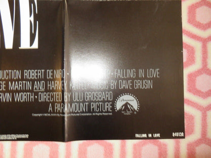 FALLING IN LOVE US ONE SHEET POSTER ROBERT DE NIRO MERLY STREEP 1984