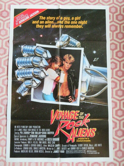 VOYAGE OF THE ROCK ALIENS US ONE SHEET POSTER PIA ZADORA TOM NOLAND 1984