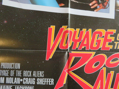 VOYAGE OF THE ROCK ALIENS US ONE SHEET POSTER PIA ZADORA TOM NOLAND 1984