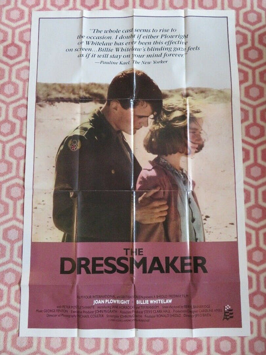 THE DRESSMAKER  US ONE SHEET POSTER JOAN PLOWRIGHT BILLIE WHITELAN 1988