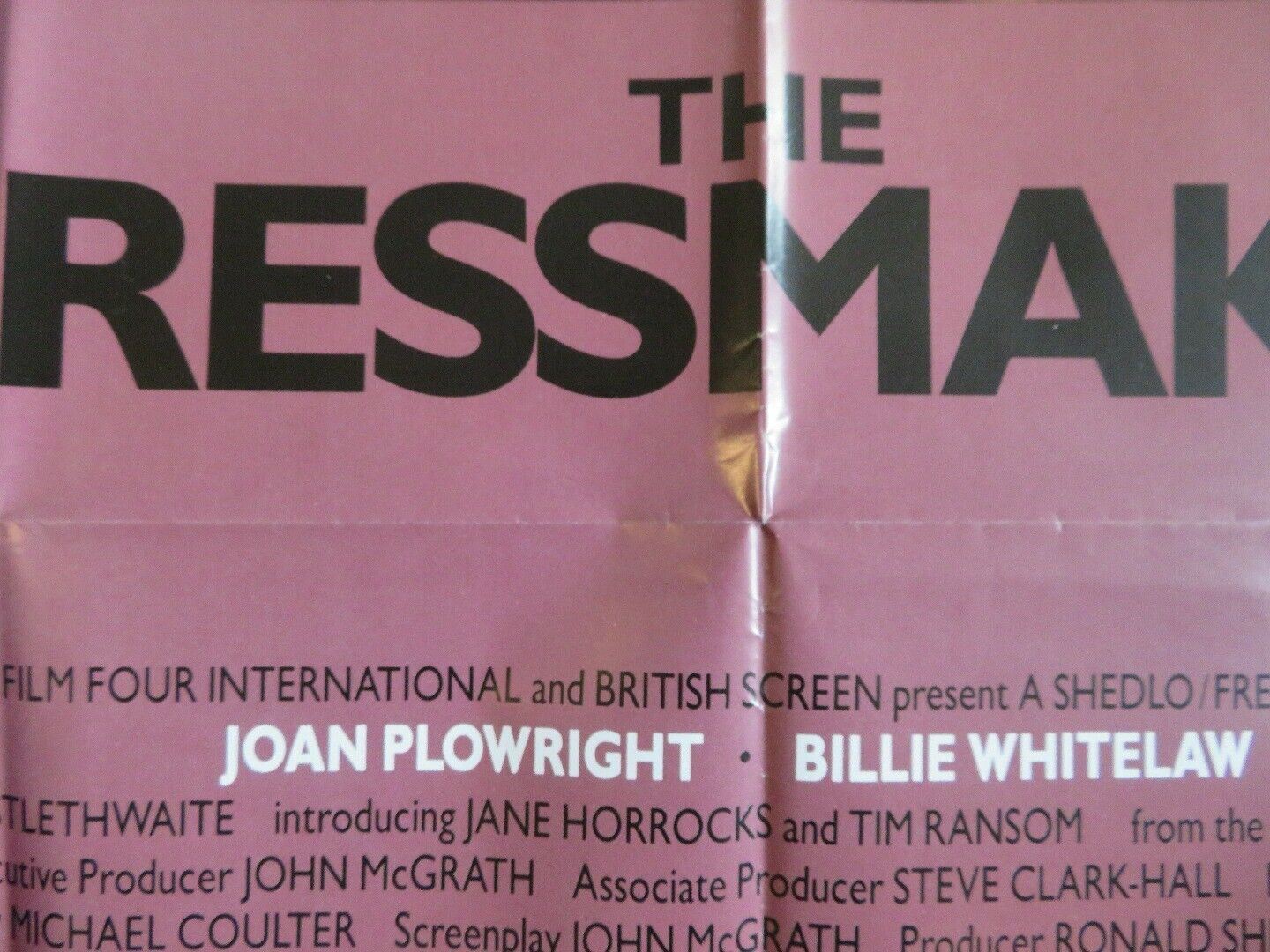 THE DRESSMAKER  US ONE SHEET POSTER JOAN PLOWRIGHT BILLIE WHITELAN 1988