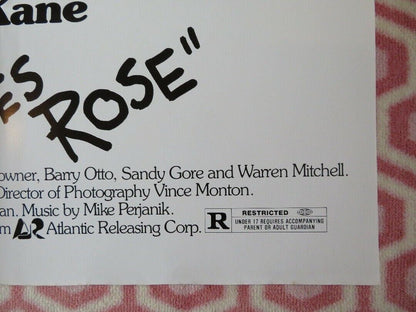 NORMAN LOVES ROSE  US ONE SHEET POSTER CAROL KANE TONY OWEN 1982