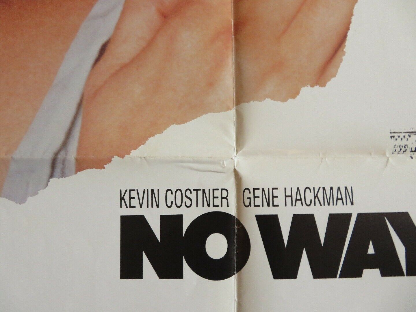 NO WAY OUT  US ONE SHEET POSTER KEVIN COSTNER GENE HACKMAN 1987