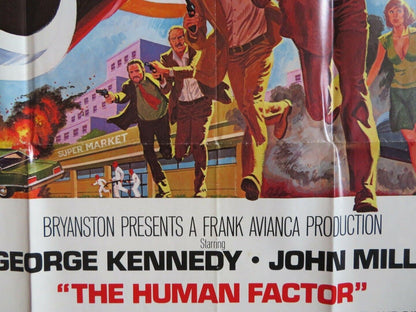 THE HUMAN FACTOR  US ONE SHEET POSTER GEORGE KENNEDY JOHN MILLS 1975