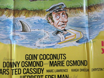 GOIN' COCONUTS  US ONE SHEET POSTER DONNY & MARIE OSMOND 1978