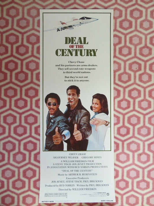 DEAL OF CENTURY US INSERT (14"x 36") POSTER CHEVY CHASE SIGORNEY WEAVER 1983