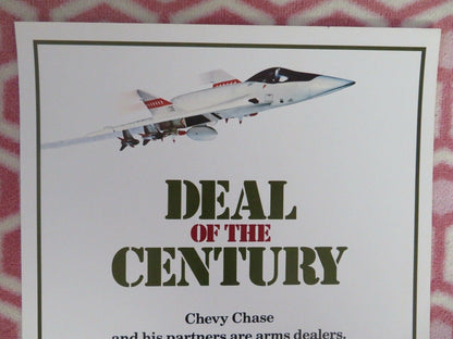 DEAL OF CENTURY US INSERT (14"x 36") POSTER CHEVY CHASE SIGORNEY WEAVER 1983