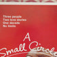 A SMALL CIRCLE OF FRIENDS US INSERT (14"x 36") POSTER BRAD DAVIS KAREN ALLEN '80