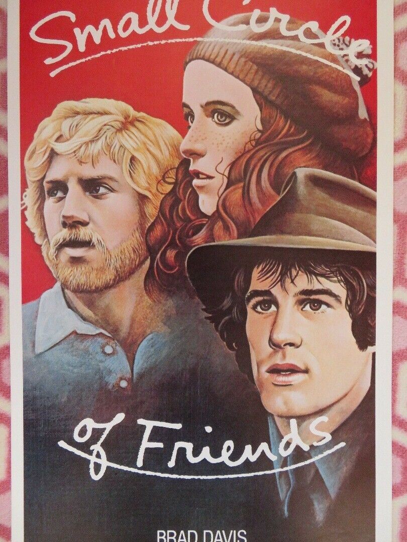 A SMALL CIRCLE OF FRIENDS US INSERT (14"x 36") POSTER BRAD DAVIS KAREN ALLEN '80