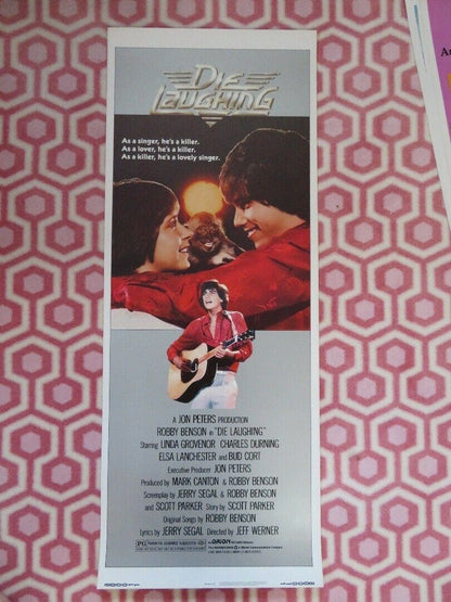 DIE LAUGHING US INSERT (14"x 36") POSTER ROBBY BENSON LINDA GROVENOR 1980