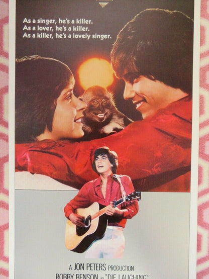 DIE LAUGHING US INSERT (14"x 36") POSTER ROBBY BENSON LINDA GROVENOR 1980