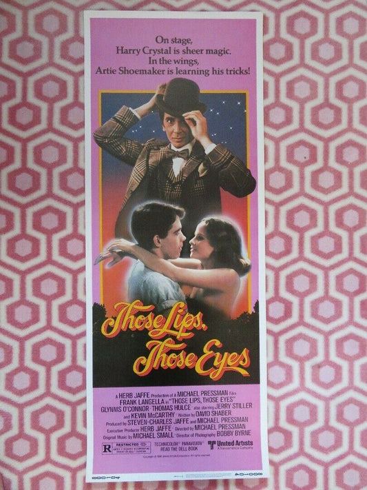 THOSE LIPS, THOSE EYES US INSERT (14"x 36") POSTER FRANK LANGELLA 1980