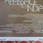 A PASSAGE INDIA US INSERT (14"x 36") POSTER DAVID LEAN PEGGY ASHCROFT 1984