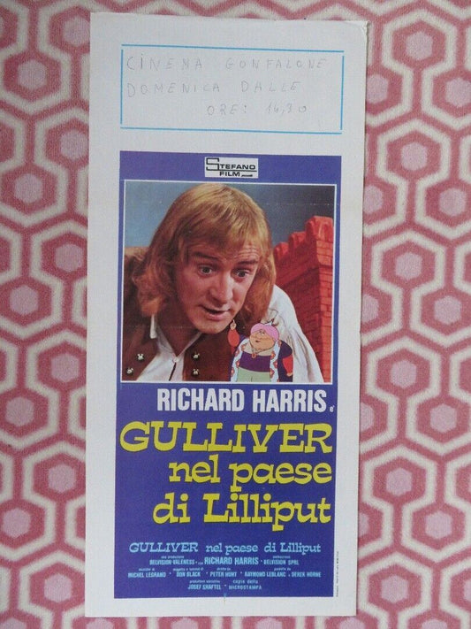 GULLIVER NEL PAESE DI LITLLIPUT ITALIAN LOCANDINA (27.5"x 13") POSTER 1977