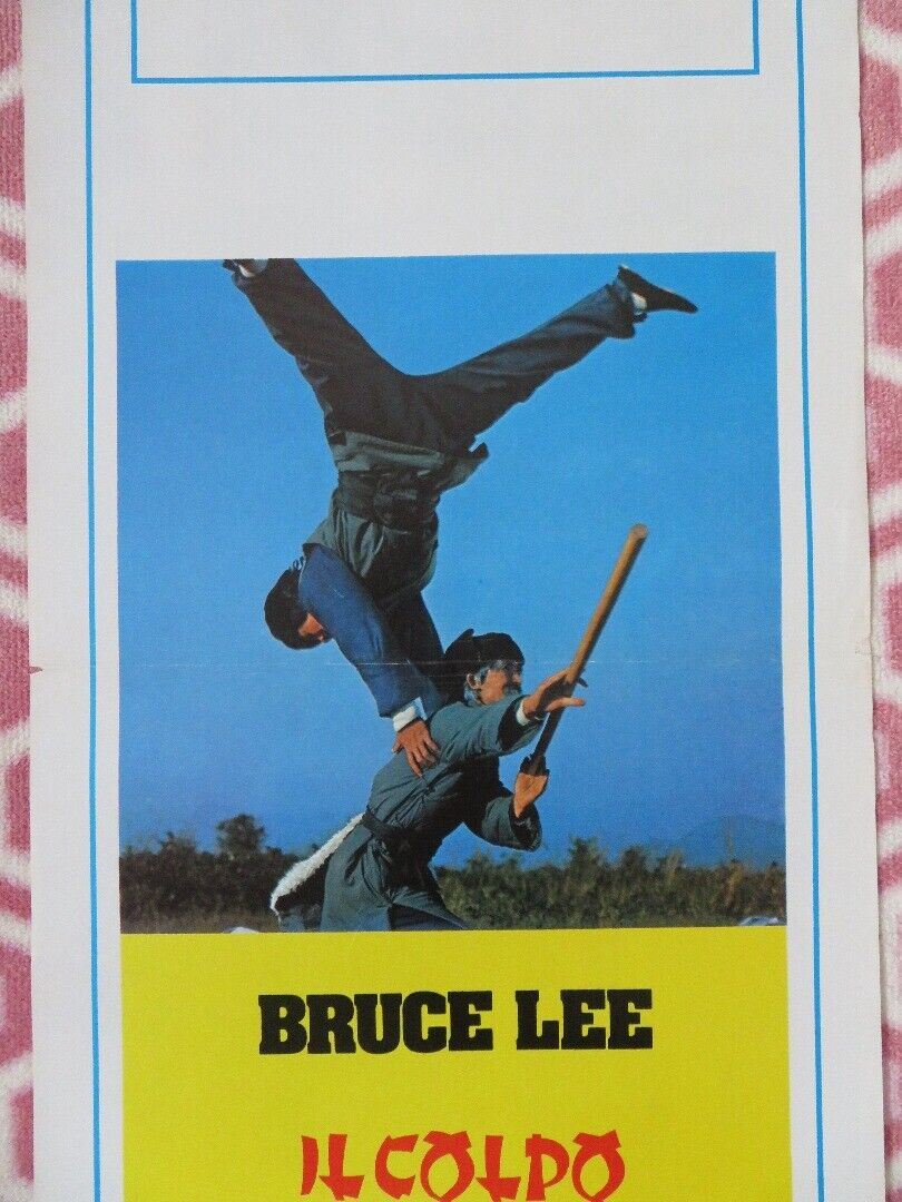 FIST OF FURY ITALIAN LOCANDINA (27.5"x 13") POSTER BRUCE LEE 1972