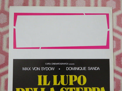 IL LUPO DELLA STEPPA / Steppenwolf ITALIAN LOCANDINA (27.5"x 13") POSTER 1974