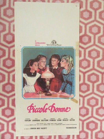 PICCOLE DONNE / Little Women ITALIAN LOCANDINA (27.5"x 13") POSTER 1949